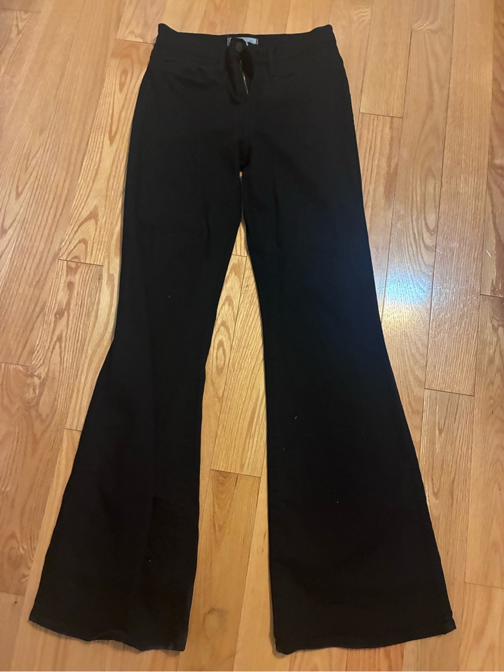Madewell High-Rise Black Flea Market Flare Jeans 26